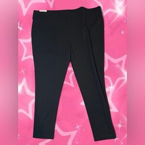 Terra & Sky Black High-Waisted Ponte Leggings